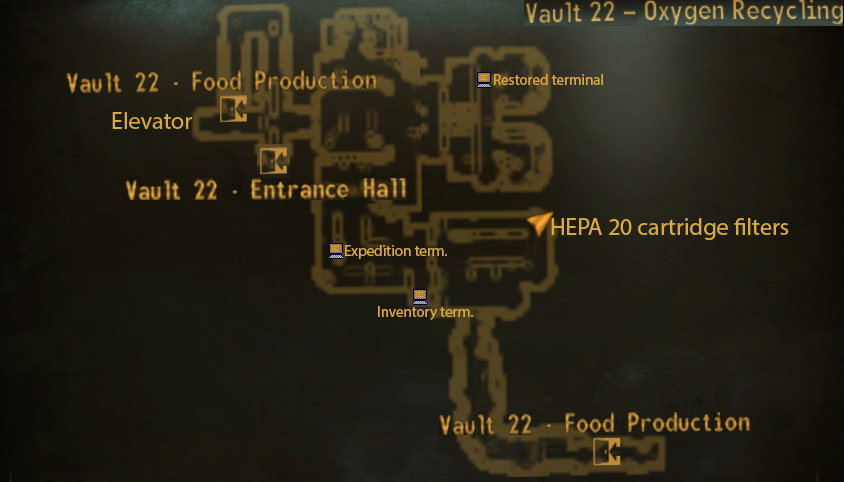 How to Get the Hepa Filter in Vault 22?