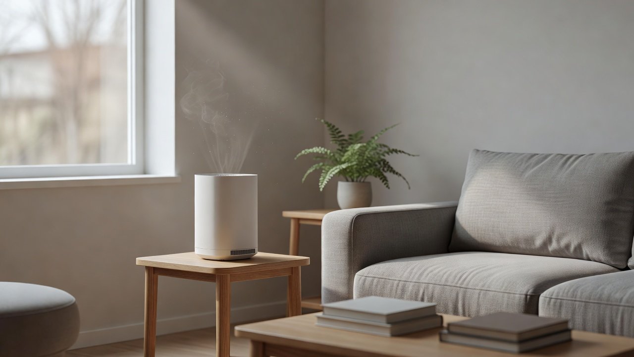 Air purifier in a home interior, air purifiers for smoke removal compared with air purifiers for dust removal