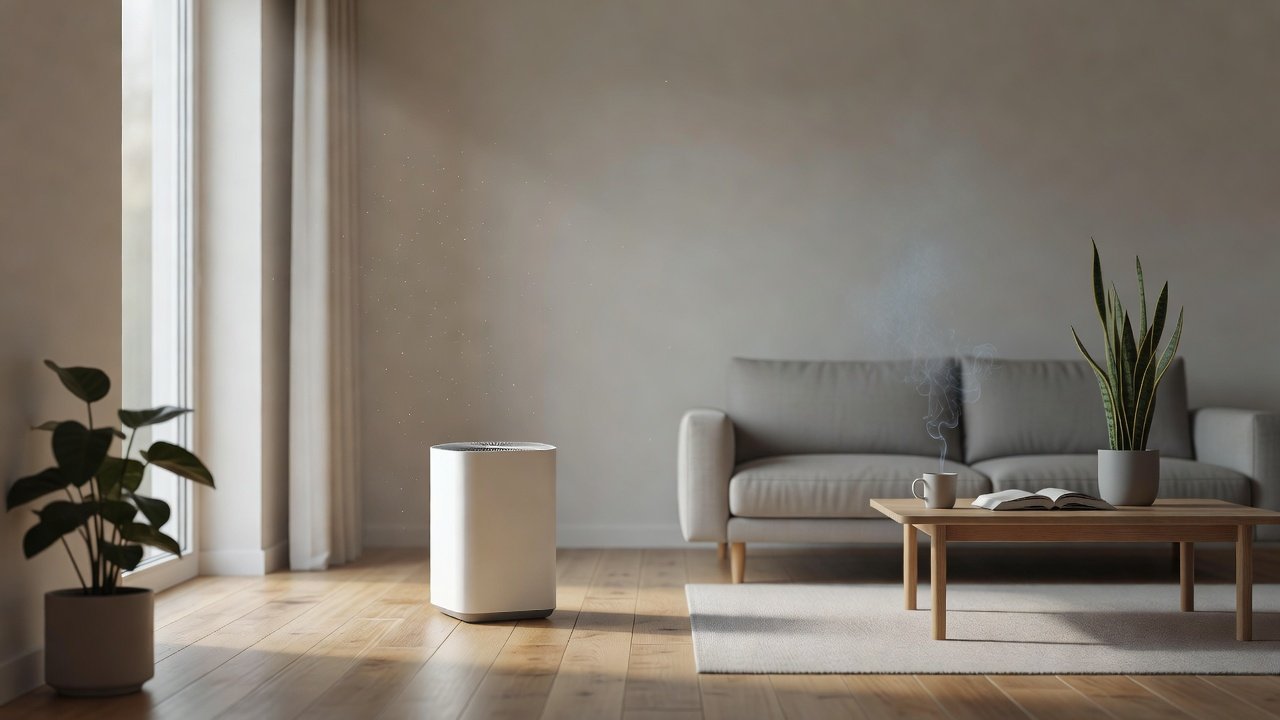 Air purifier in a home interior, air purifiers for wildfire smoke compared with air purifiers for cigarette smoke