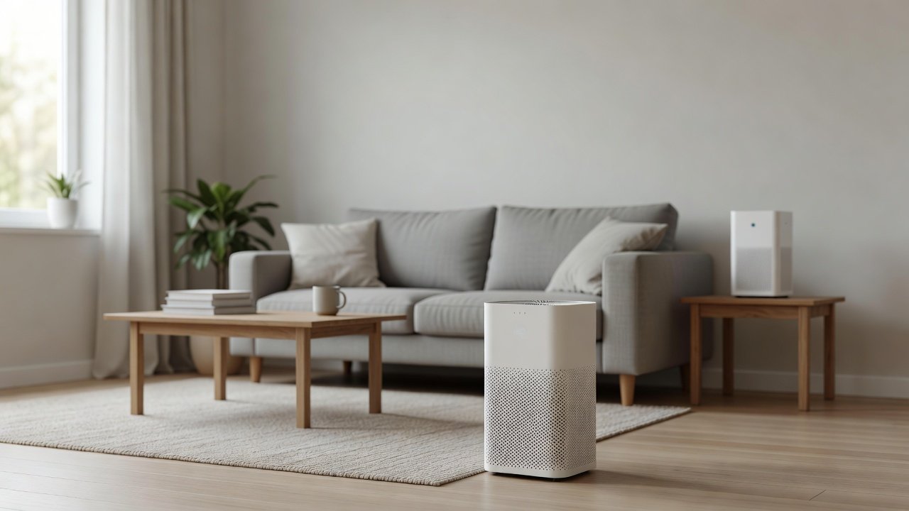 Air purifier in a home interior, air purifiers under 300 compared with under 600