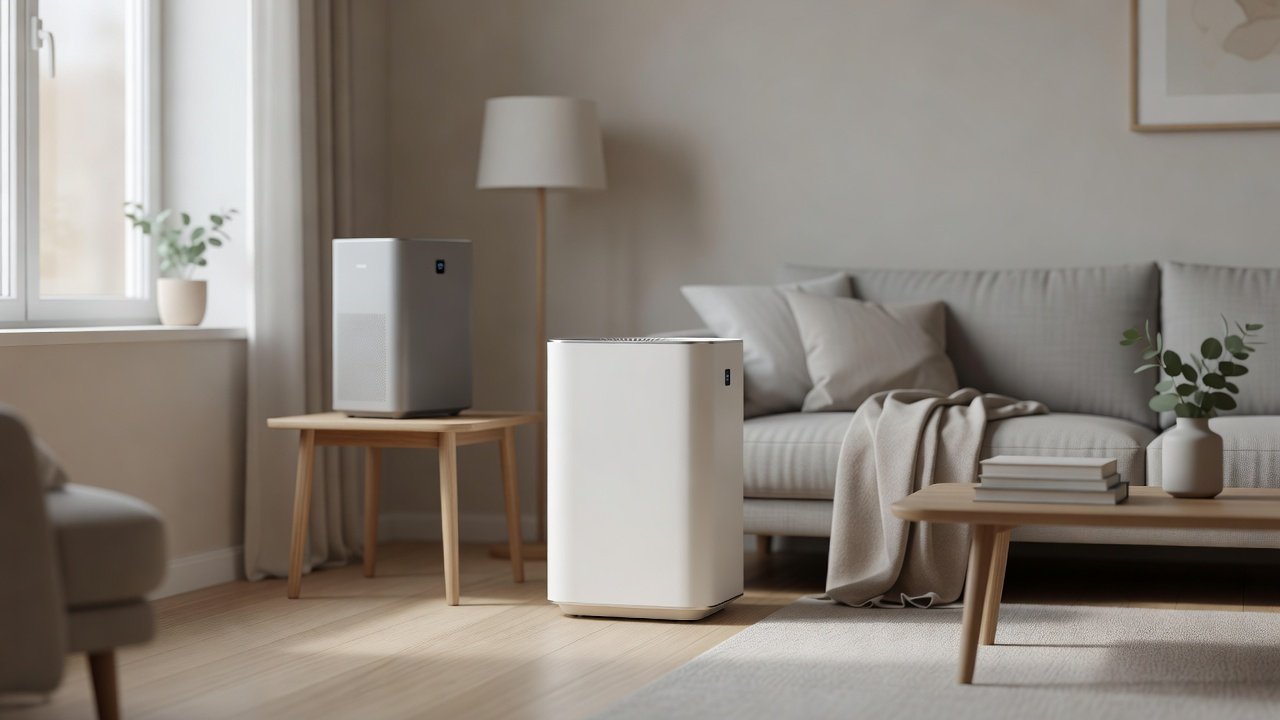 Air purifier in a home interior, air purifiers with celebrity endorsements compared with non endorsed models