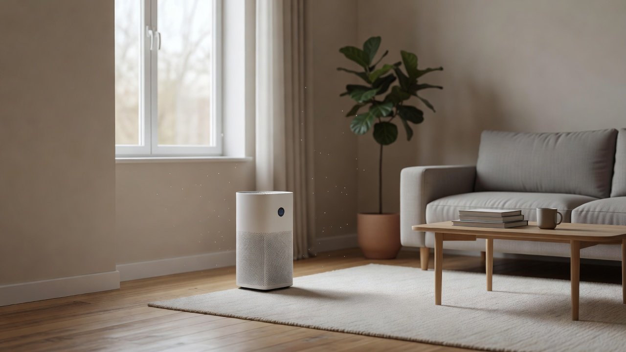Air purifier in a home interior, air purifiers with true hepa filters compared with hepa type filters