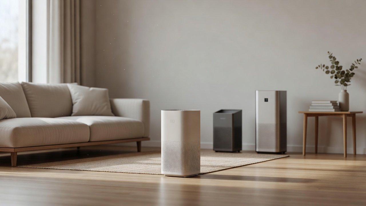 Air purifier in a home interior, air purifiers with viral popularity compared with niche models