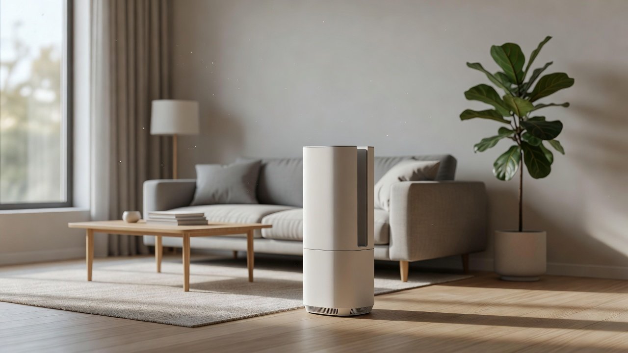 Air purifier in a home interior, best air purifier fan combo