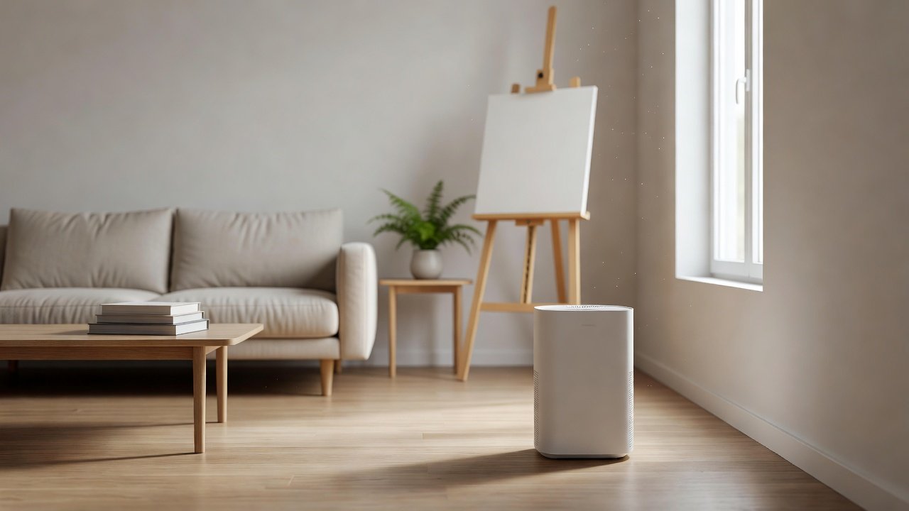 Air purifier in a home interior, best air purifier for paint fumes