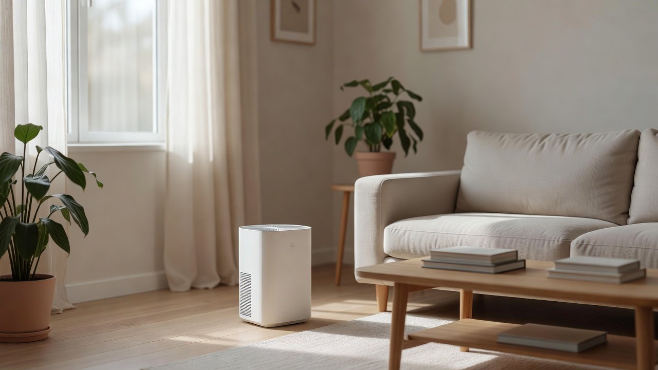 Air purifier in a home interior, best air purifier under 100