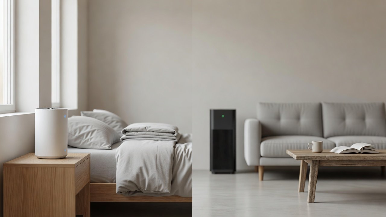 Photo of choosing air purifiers for a bedroom versus a living room