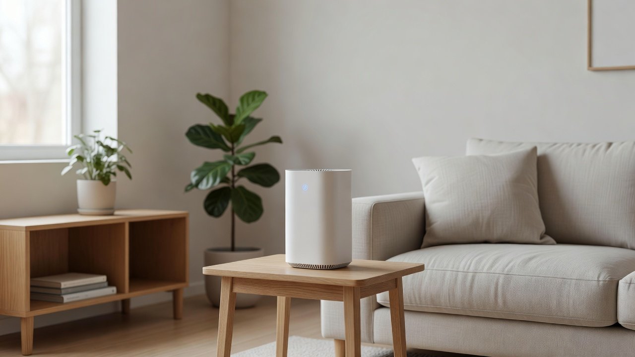 Air purifier in a home interior, best homekit air purifier