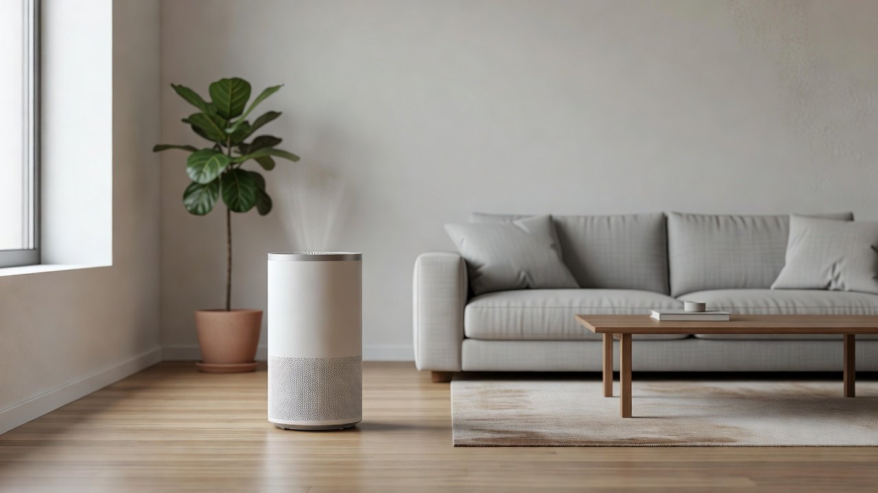 Air purifier in a home interior, best large room air purifier