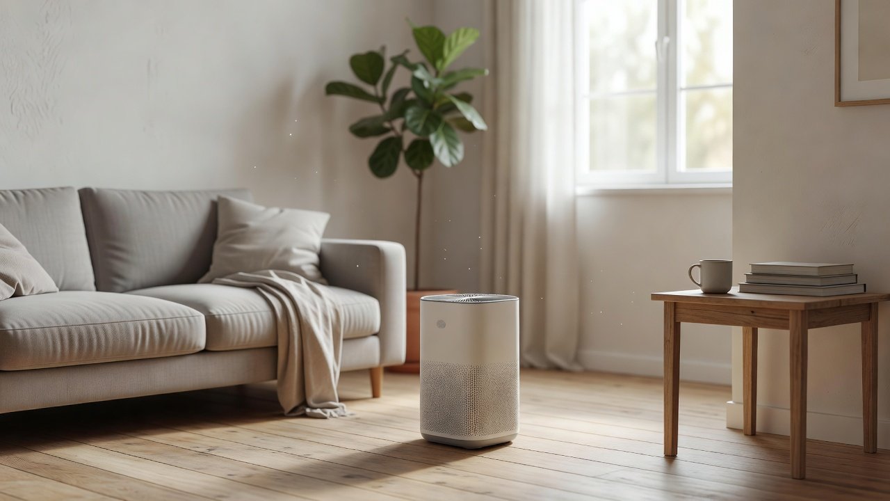 Air purifier in a home interior, best levoit air purifier