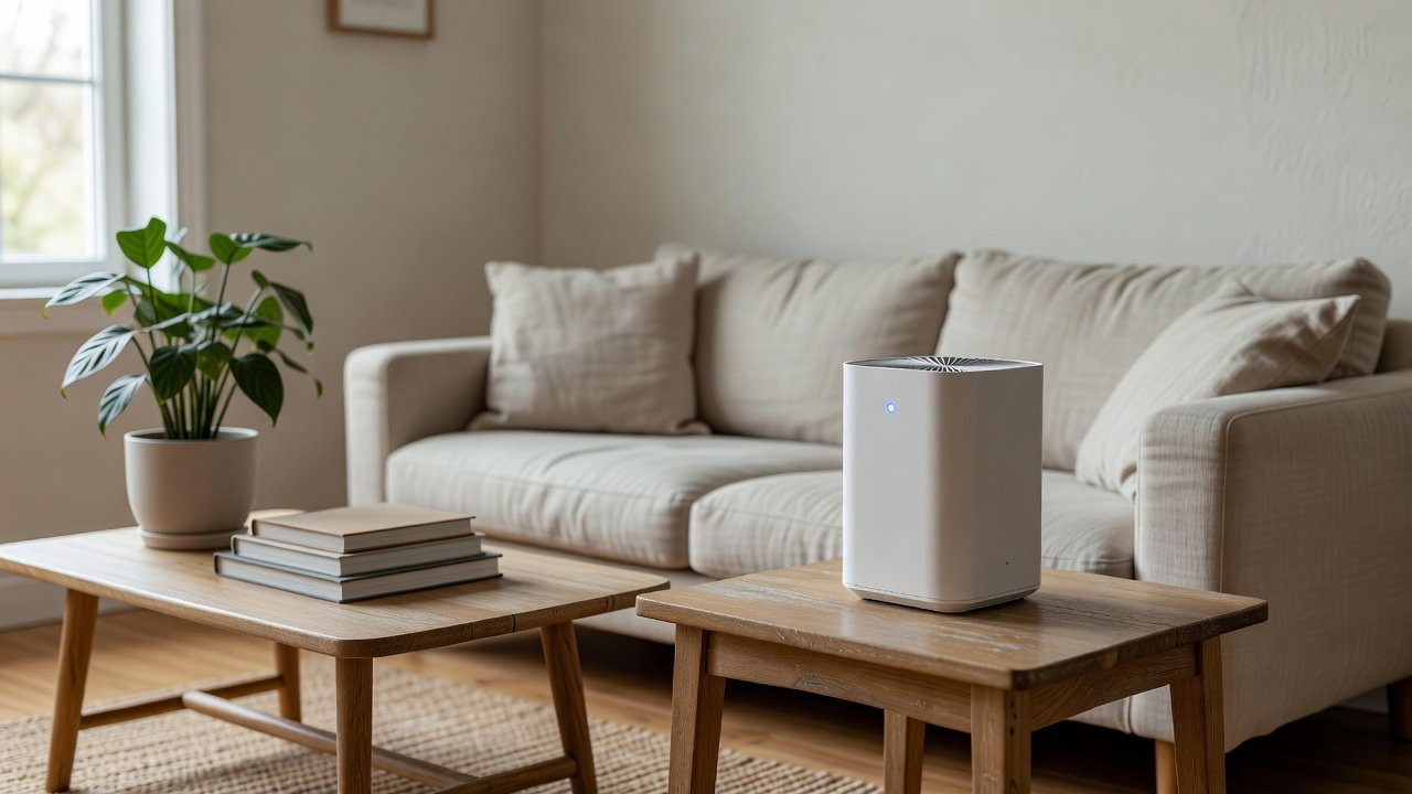 Air purifier in a home interior, best non toxic air purifier