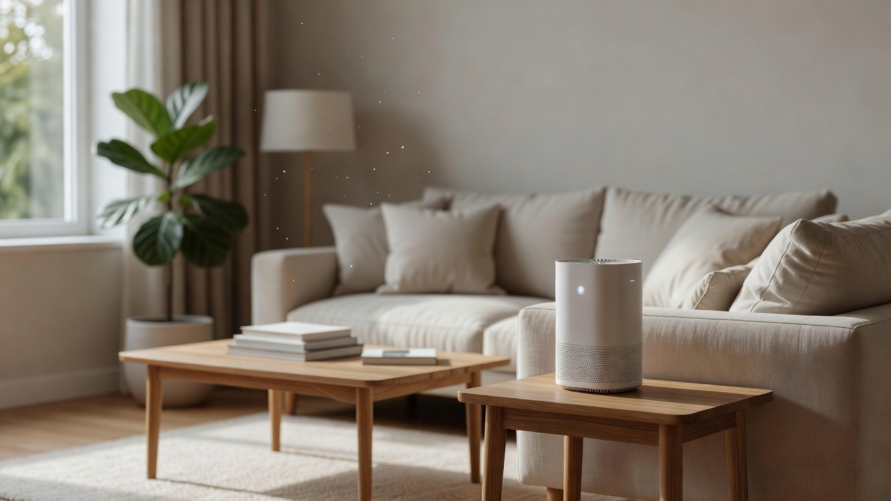 Air purifier in a home interior, best wearable air purifier