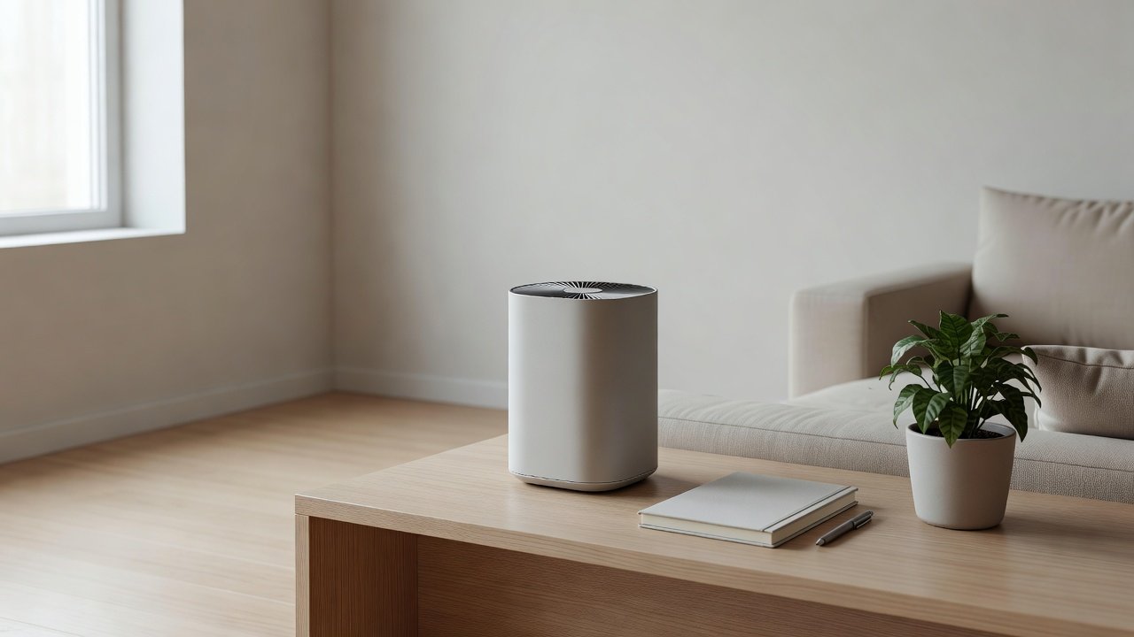 Air purifier in a home interior, can air purifiers help with asthma on planes