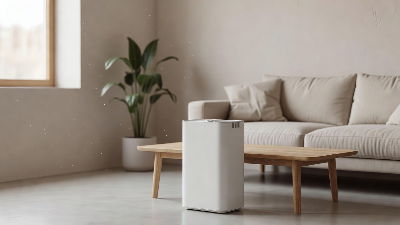 Air purifier in a home interior, can air purifiers reduce vocs