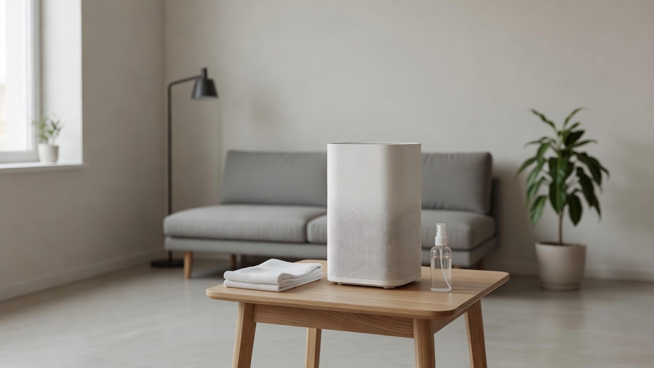 Air purifier in a home interior, can cleaning an air purifier improve its energy efficiency