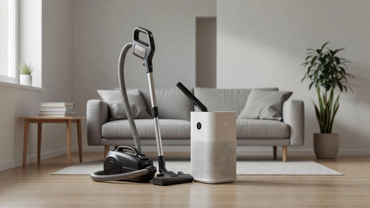 Air purifier in a home interior, can using a vacuum cleaner on an air purifier cause damage