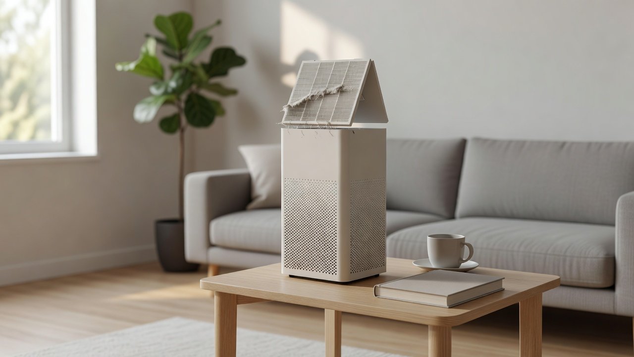 Air purifier in a home interior, can you repair a damaged hepa filter