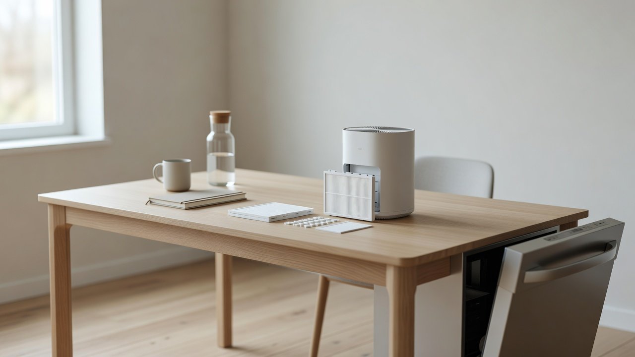 Air purifier in a home interior, can you use a dishwasher to clean air purifier parts