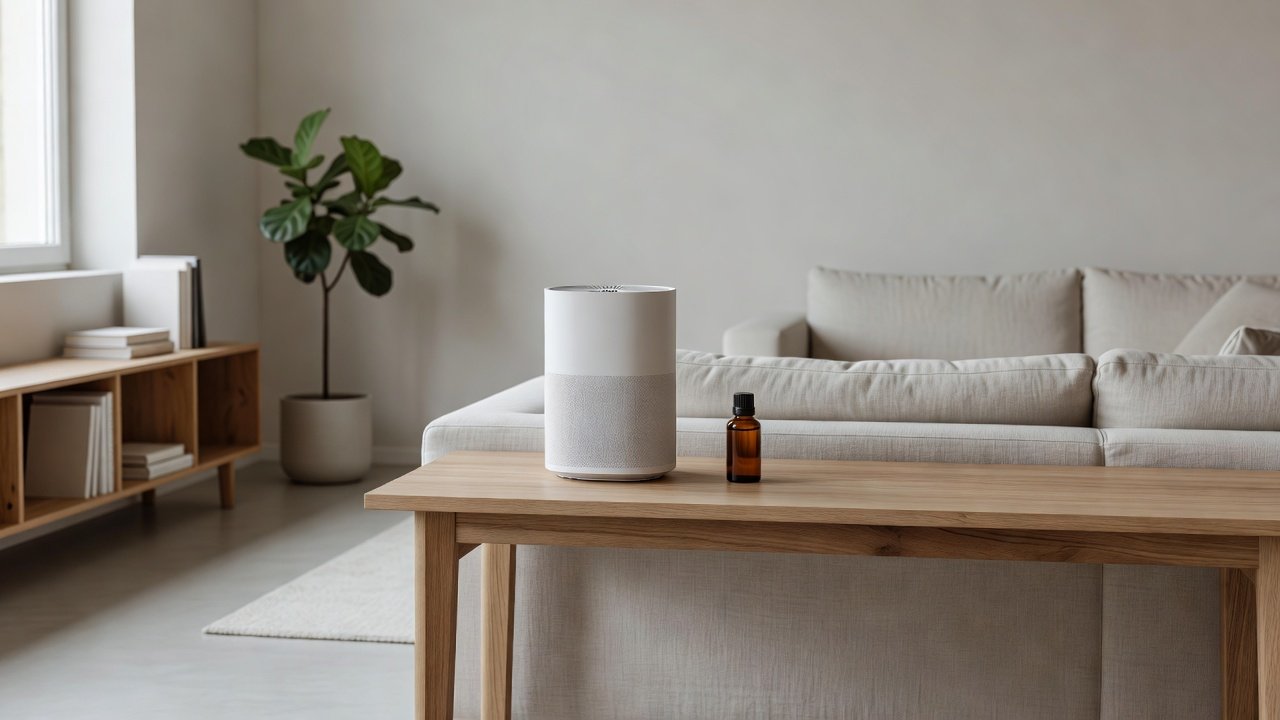 Air purifier in a home interior, can you use essential oils in an air purifier
