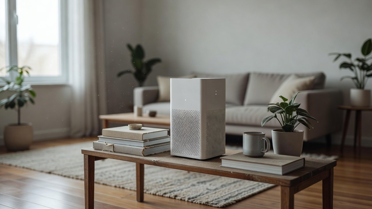 Air purifier in a home interior, hepa filter not working properly