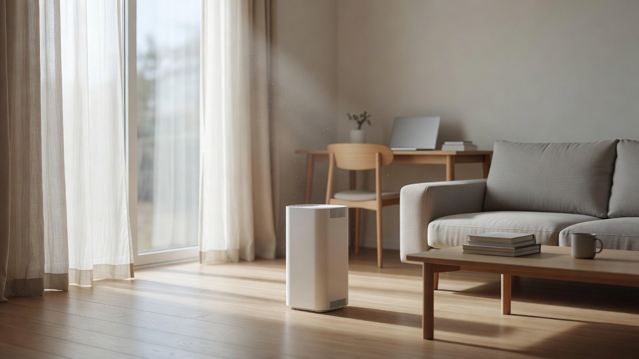 Air purifier in a home interior, how does an air purifier work