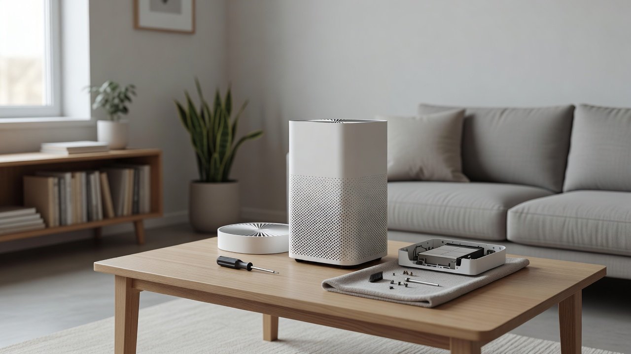 Air purifier in a home interior, how to fix an air purifier that wont turn on