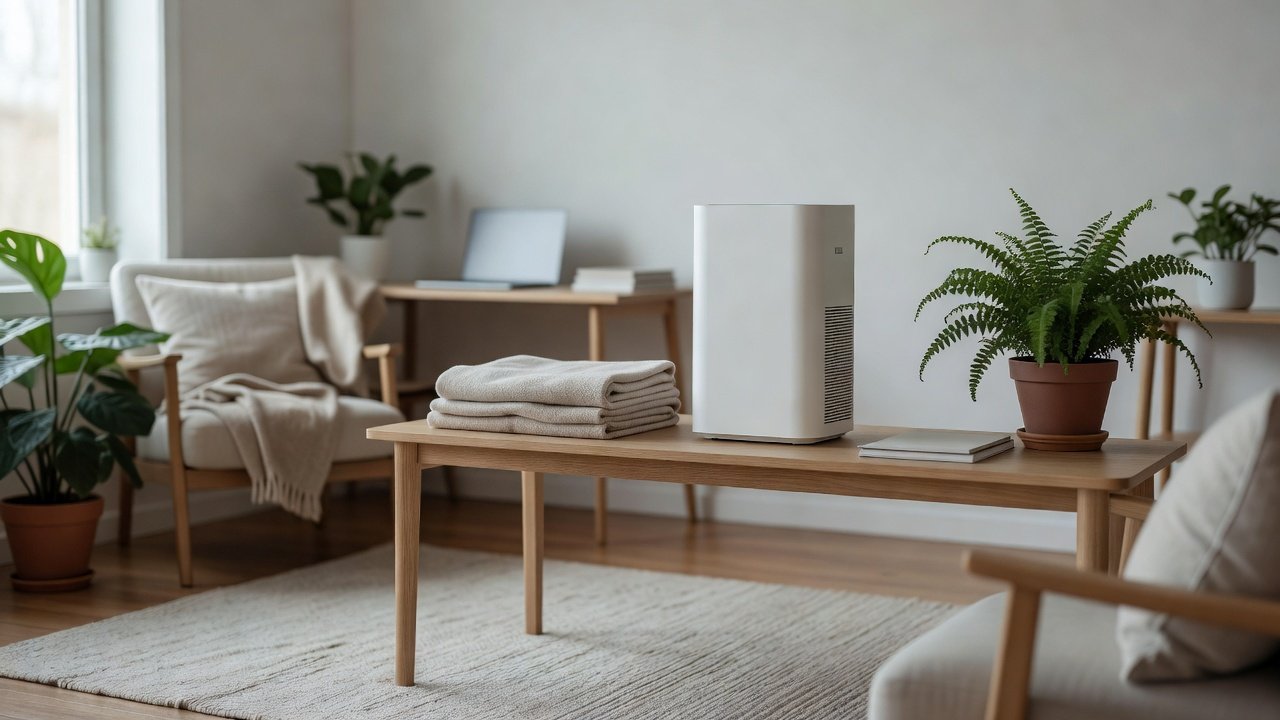 Air purifier in a home interior, how to identify allergens in your home