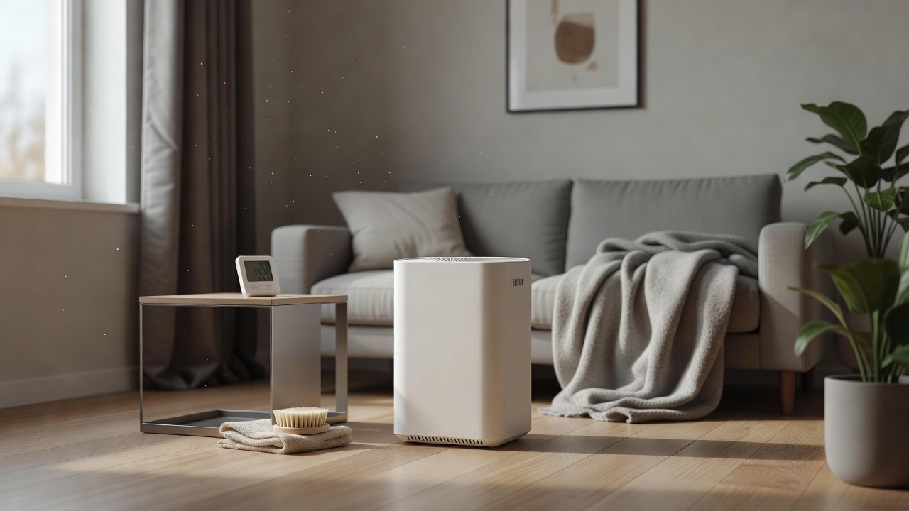 Air purifier in a home interior, how to maintain an air purifier in extreme temperatures