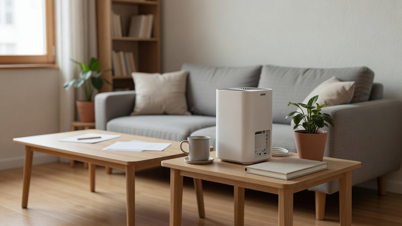 Air purifier in a home interior, how to maintain an ionizer air purifier