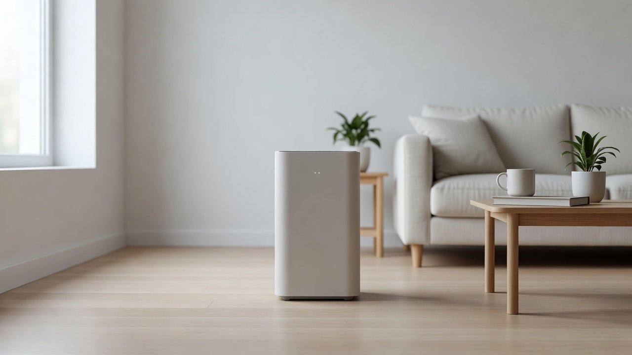 Air purifier in a home interior, how to reset hepa filter light on germguardian