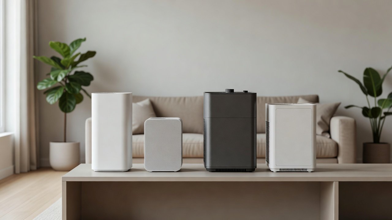 Photo of Levoit and Winix air purifiers compared side by side
