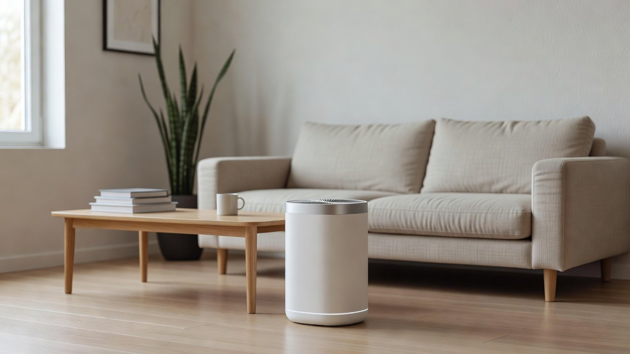 Air purifier in a home interior, most reviewed air purifiers compared with rarely reviewed models