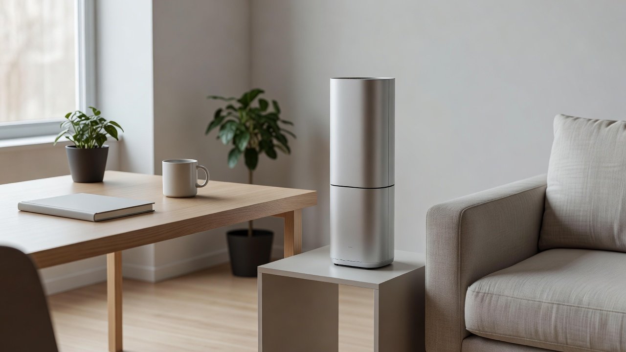 Air purifier in a home interior, post 656