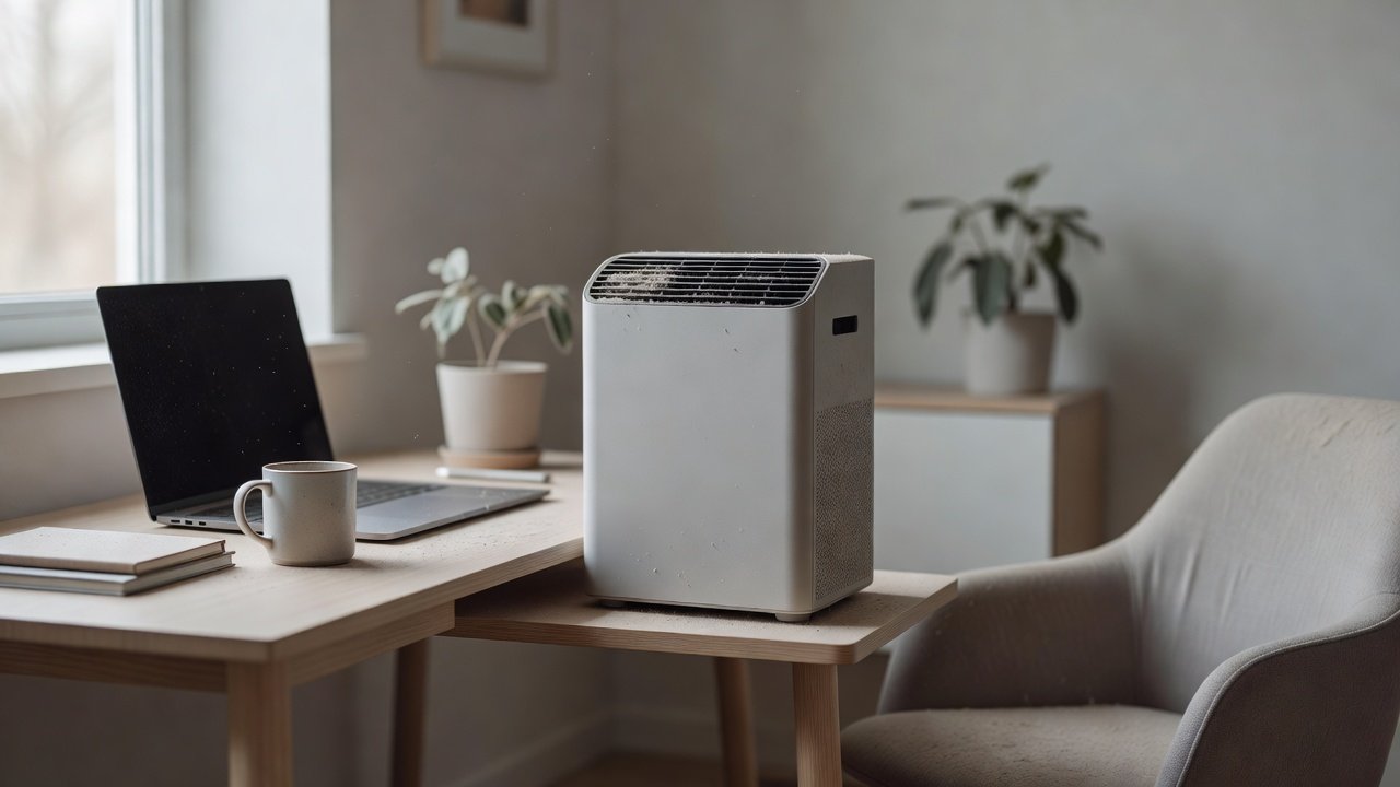 Air purifier in a home interior, what happens if you dont clean your air purifier