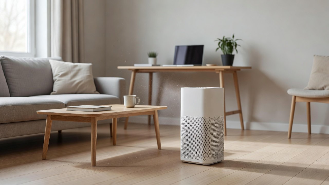 Air purifier in a home interior, why does my air purifier blow out dust