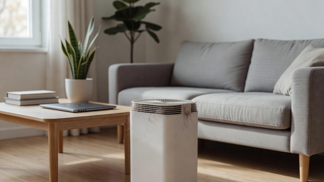 Air purifier in a home interior, why does my air purifier have weak airflow