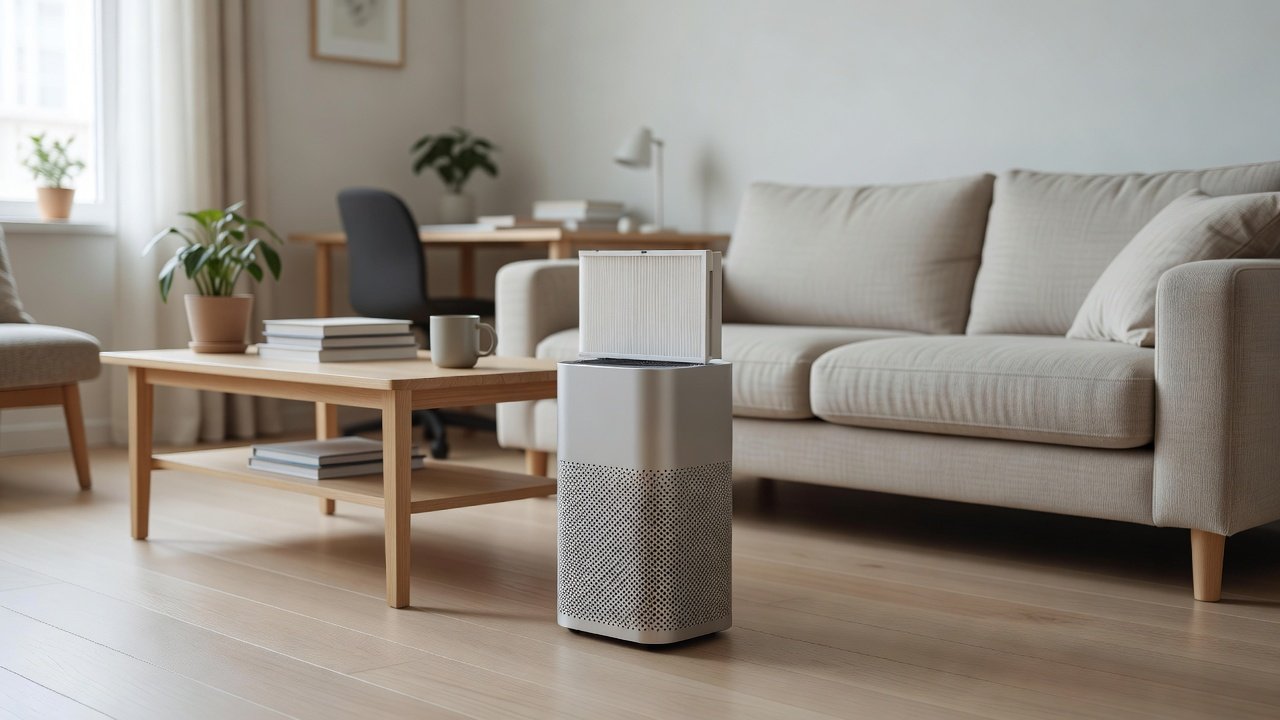 Air purifier in a home interior, why does my air purifier run louder after cleaning