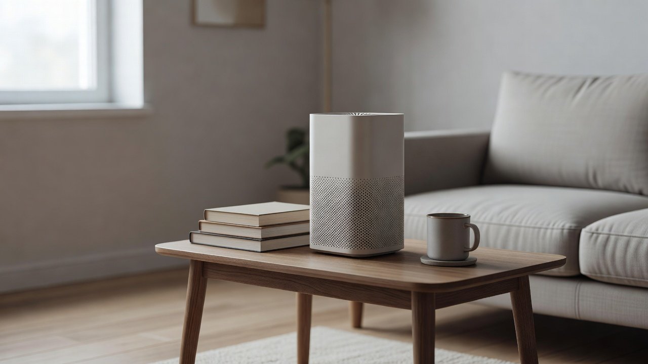 Air purifier in a home interior, why does my air purifier smell like burning plastic