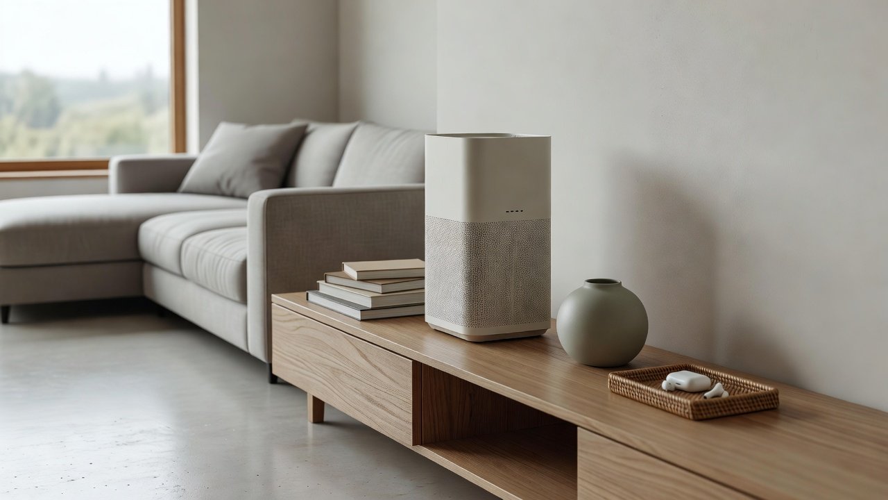 Air purifier in a home interior, why does my air purifier smell like plastic after cleaning